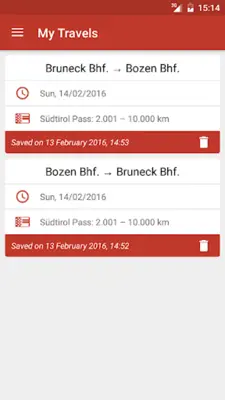 Timetable South Tyrol android App screenshot 0